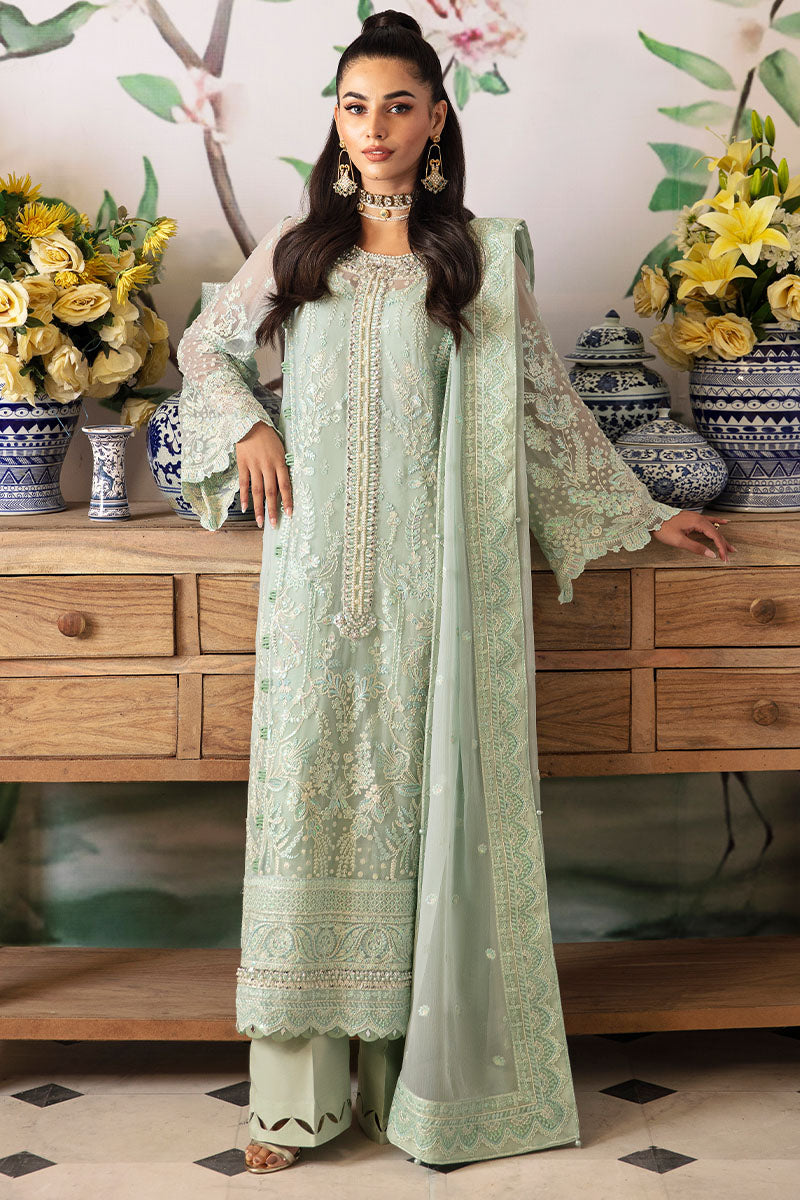 Gulaal | Embroidered Chiffon 24 | Jade by Gulaal - Designer Dress - Type: Formal - Available at Libayah - 100% Original