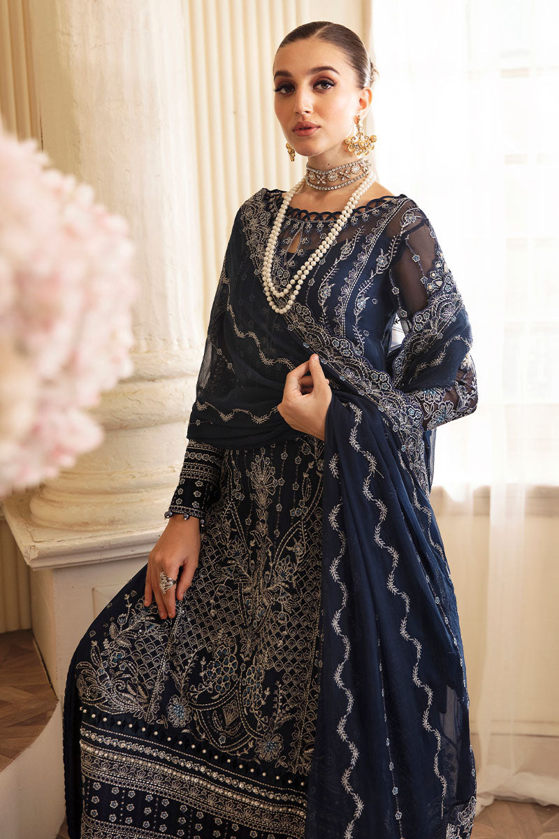 Gulaal | Embroidered Chiffon 24 | Evara by Gulaal - Designer Dress - Type: Formal - Available at Libayah - 100% Original