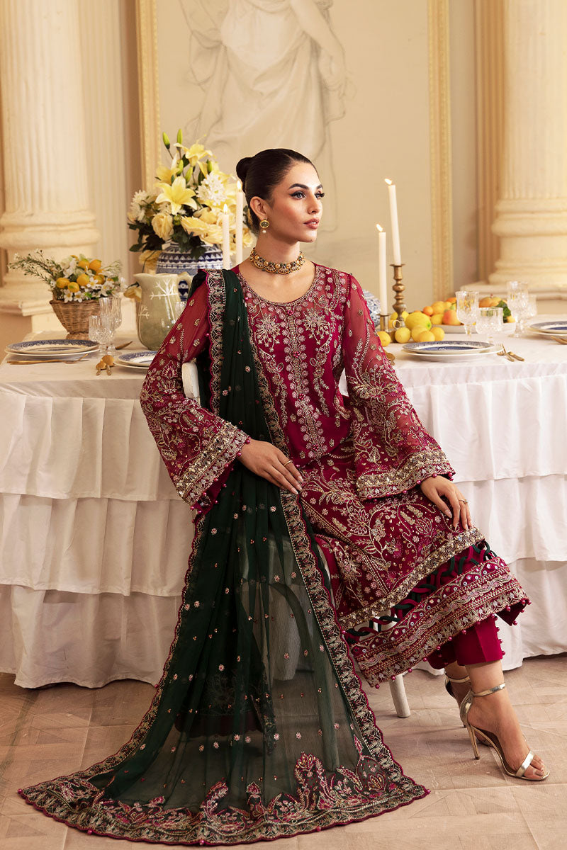 Gulaal | Embroidered Chiffon 24 | Blanca by Gulaal - Designer Dress - Type: Formal - Available at Libayah - 100% Original