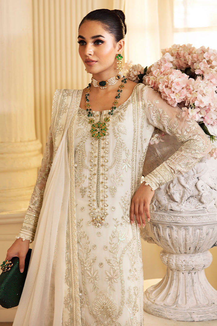 Gulaal | Embroidered Chiffon 24 | Delphine by Gulaal - Designer Dress - Type: Formal - Available at Libayah - 100% Original