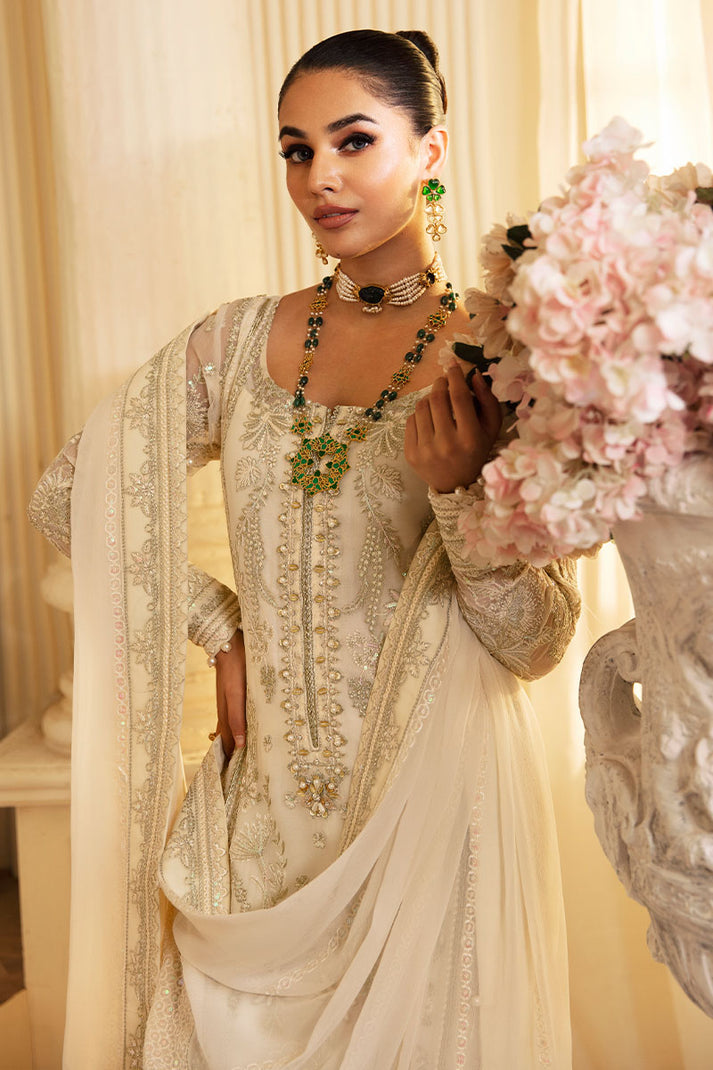 Gulaal | Embroidered Chiffon 24 | Delphine by Gulaal - Designer Dress - Type: Formal - Available at Libayah - 100% Original