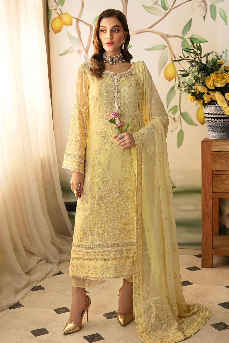 Gulaal | Embroidered Chiffon 24 | Estrella by Gulaal - Designer Dress - Type: Formal - Available at Libayah - 100% Original