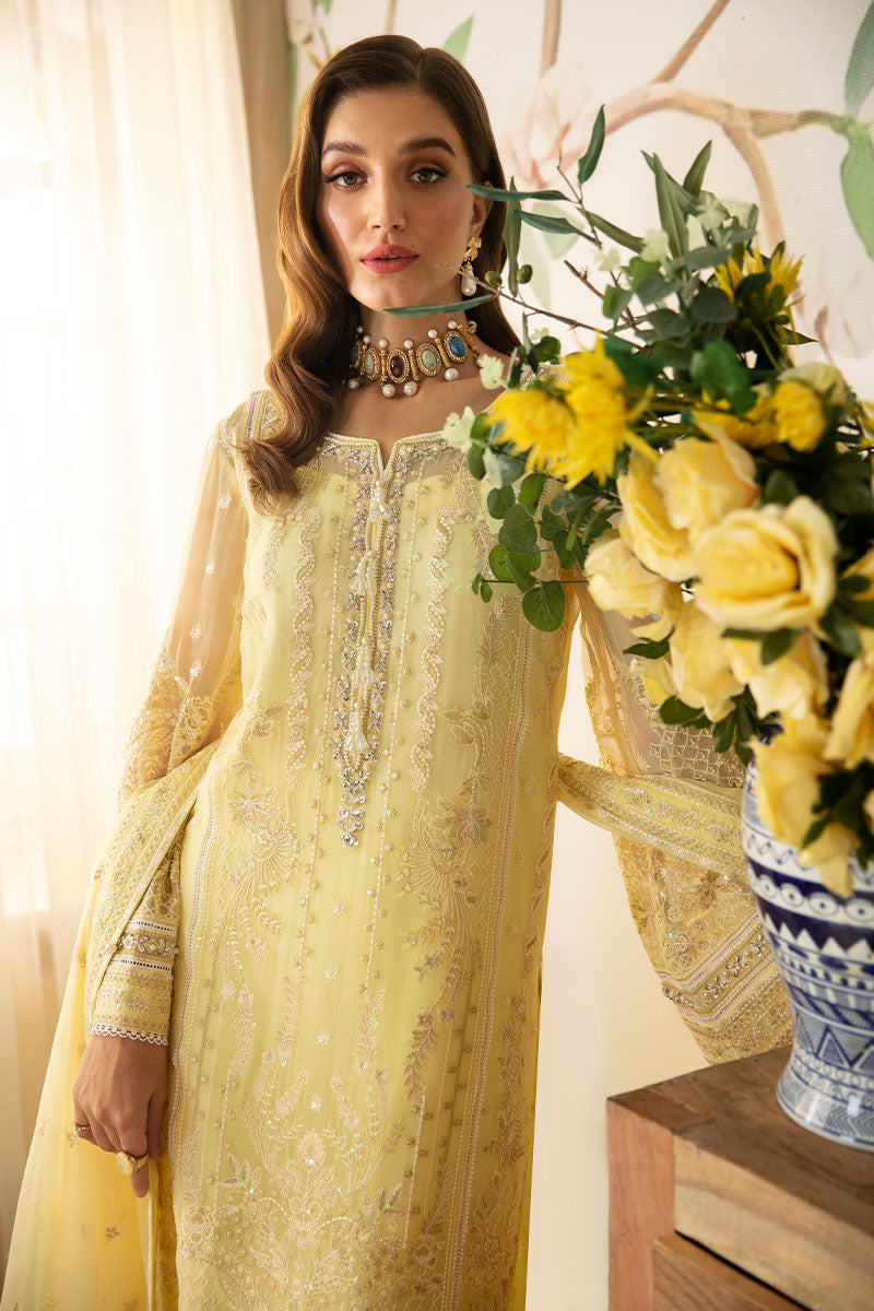 Gulaal | Embroidered Chiffon 24 | Estrella by Gulaal - Designer Dress - Type: Formal - Available at Libayah - 100% Original