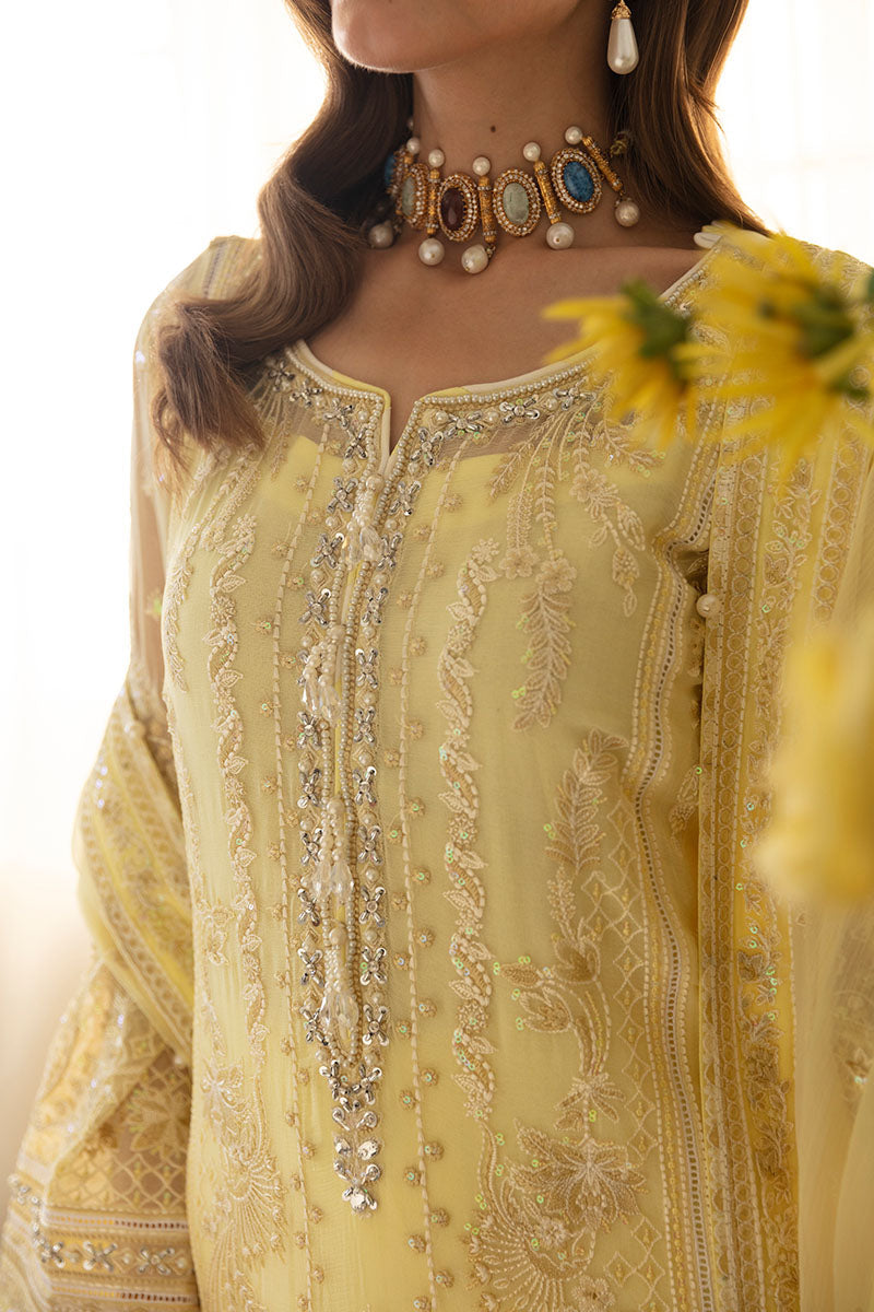 Gulaal | Embroidered Chiffon 24 | Estrella by Gulaal - Designer Dress - Type: Formal - Available at Libayah - 100% Original