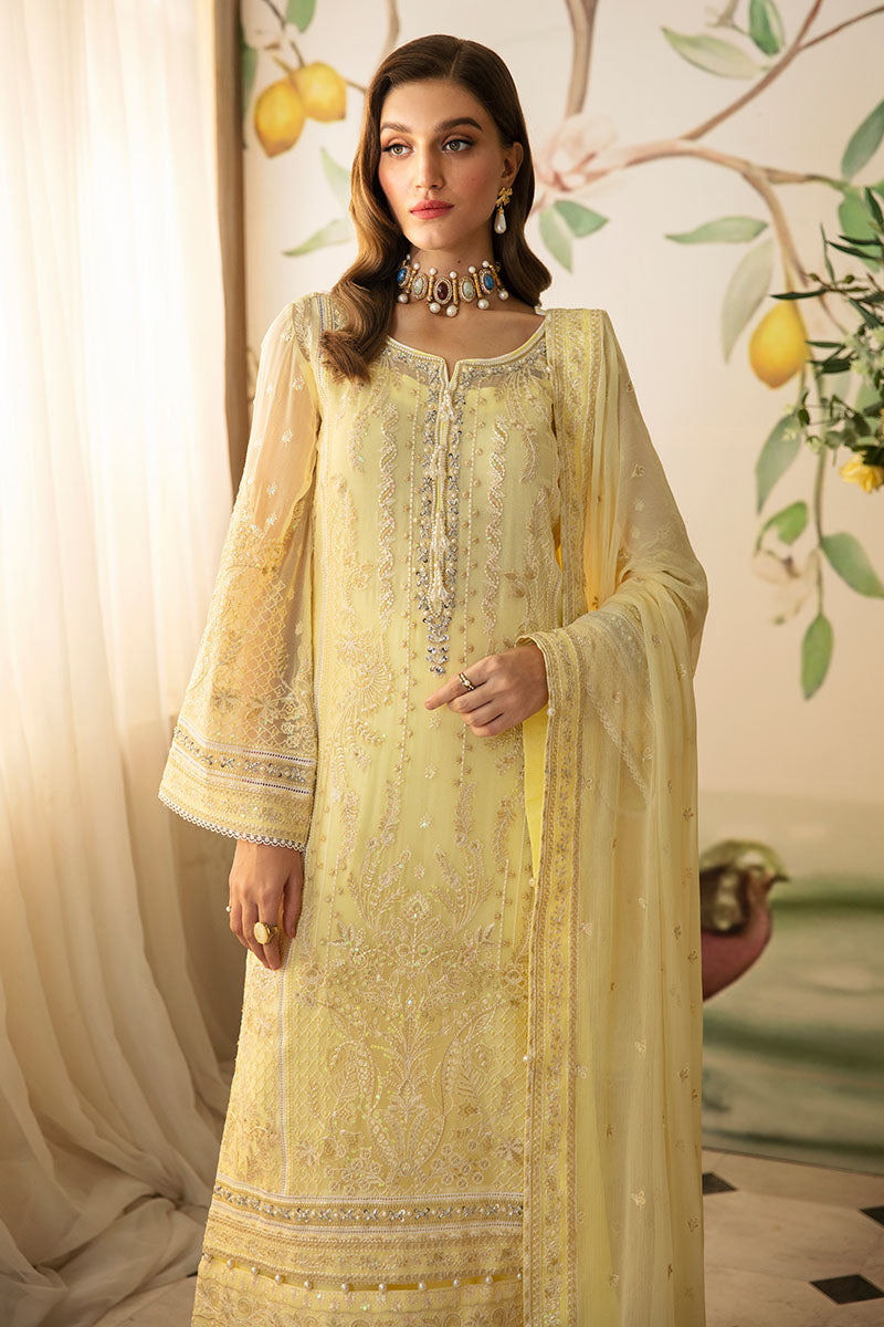 Gulaal | Embroidered Chiffon 24 | Estrella by Gulaal - Designer Dress - Type: Formal - Available at Libayah - 100% Original