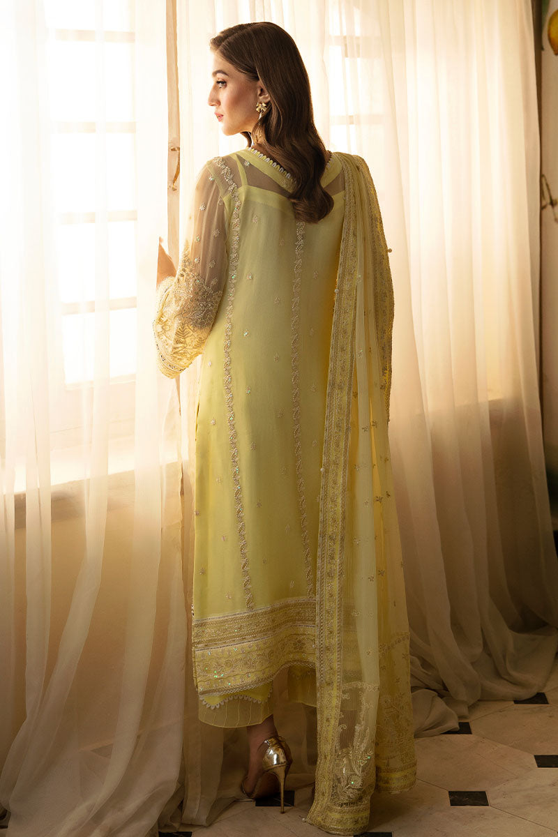 Gulaal | Embroidered Chiffon 24 | Estrella by Gulaal - Designer Dress - Type: Formal - Available at Libayah - 100% Original