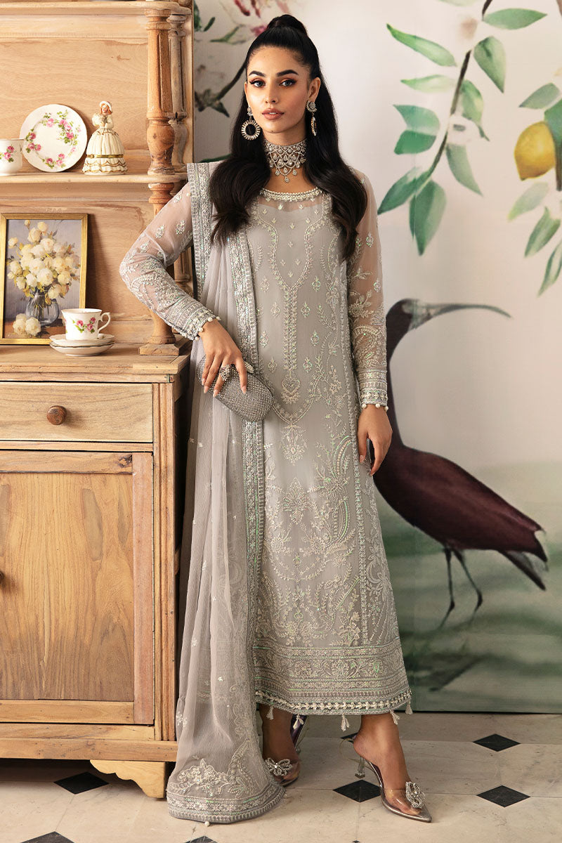 Gulaal | Embroidered Chiffon 24 | Aubrey by Gulaal - Designer Dress - Type: Formal - Available at Libayah - 100% Original
