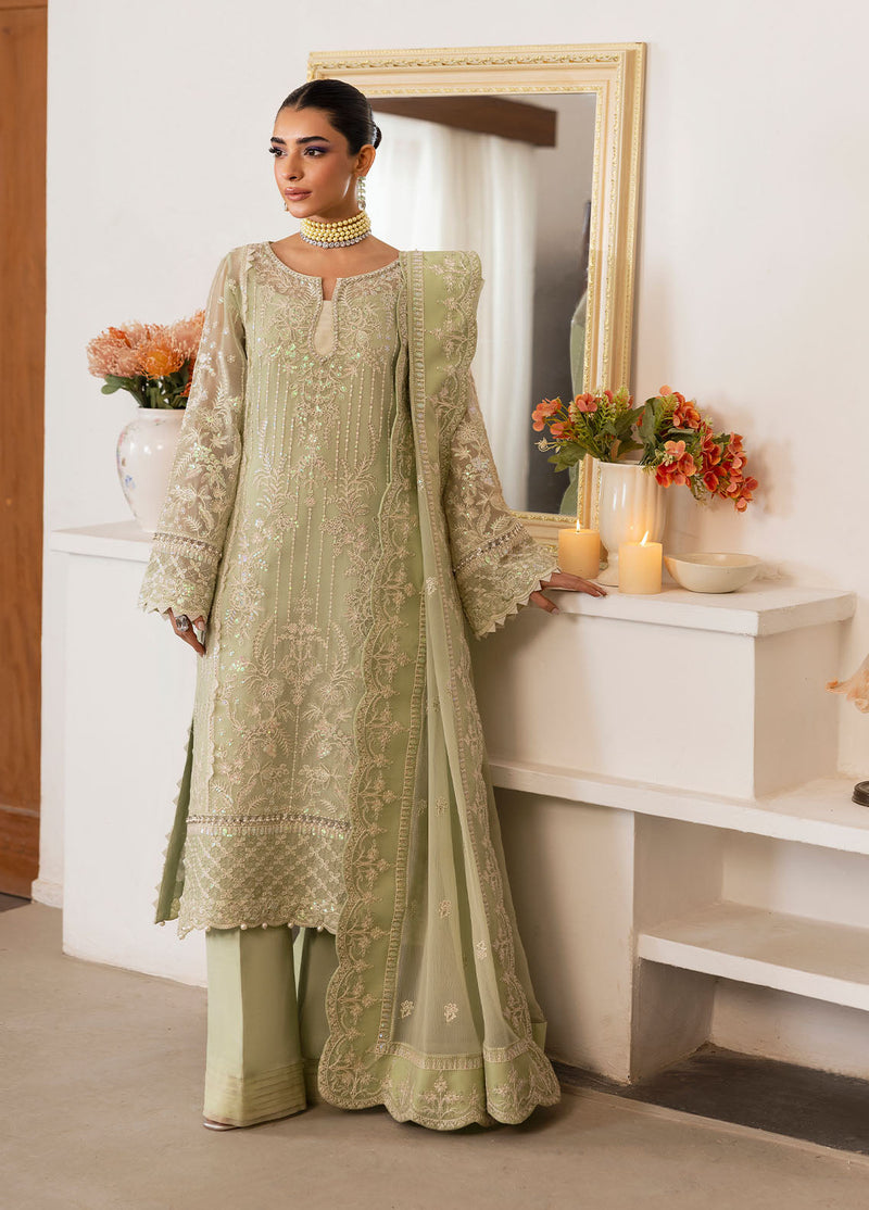 Gulaal | Reverie Embroidered Chiffon | VIRIDA by Gulaal - Designer Dress - Type: Ladies Clothes - Available at Libayah - 100% Original