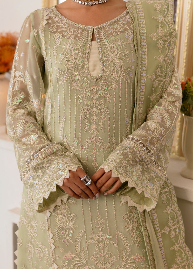 Gulaal | Reverie Embroidered Chiffon | VIRIDA by Gulaal - Designer Dress - Type: Ladies Clothes - Available at Libayah - 100% Original