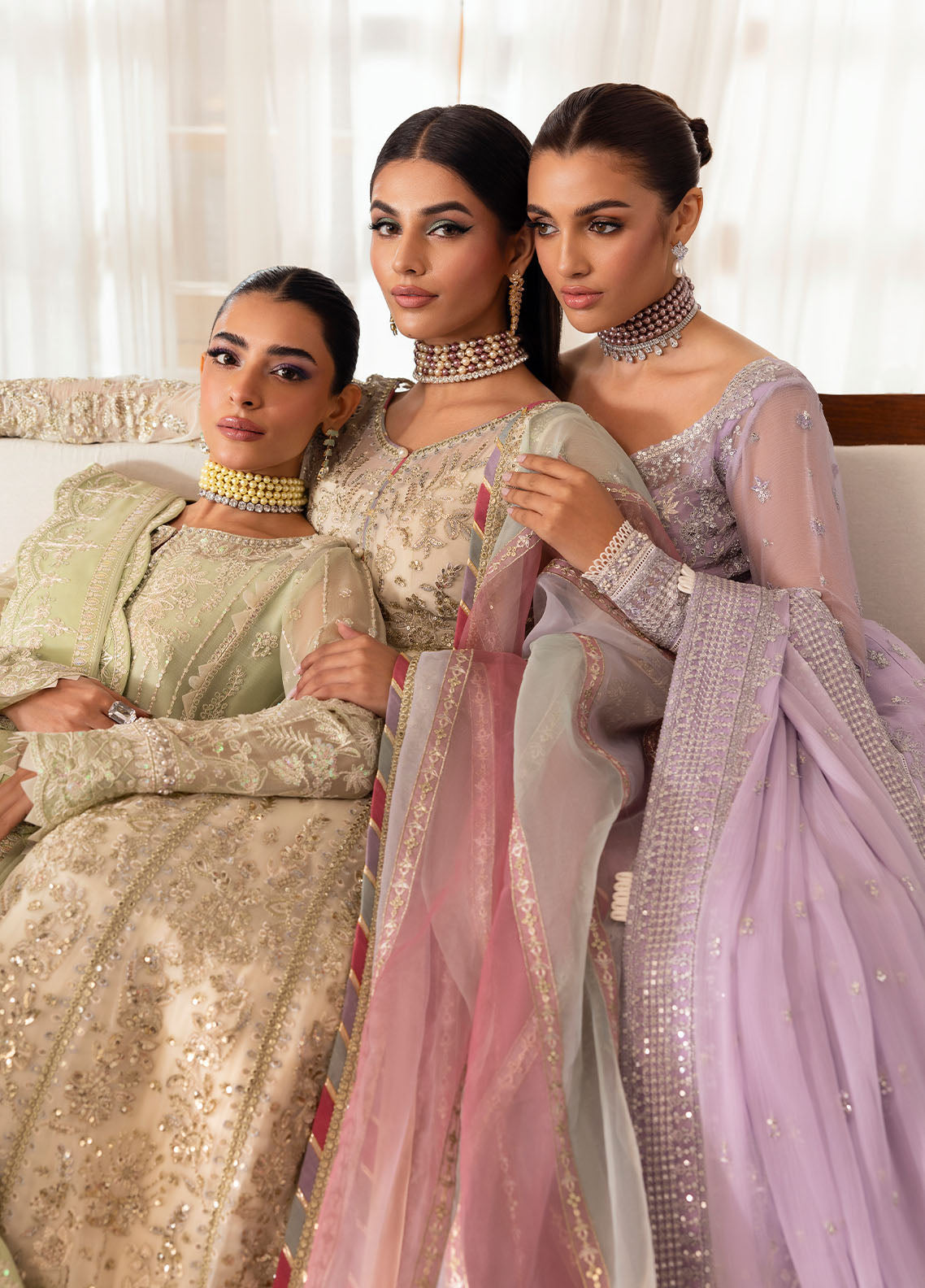 Gulaal | Reverie Embroidered Chiffon | PAREESA by Gulaal - Designer Dress - Type: Ladies Clothes - Available at Libayah - 100% Original