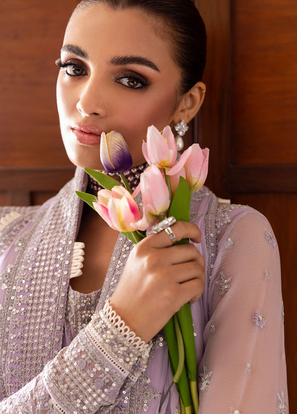 Gulaal | Reverie Embroidered Chiffon | PAREESA by Gulaal - Designer Dress - Type: Ladies Clothes - Available at Libayah - 100% Original