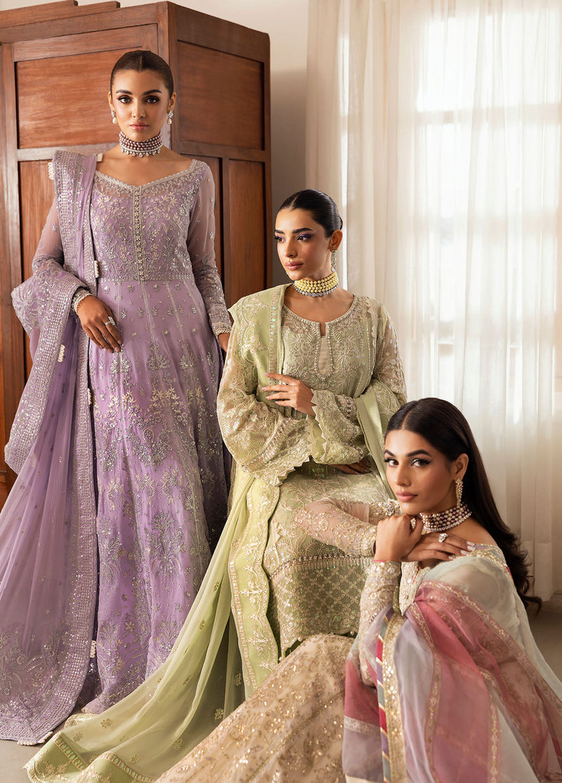 Gulaal | Reverie Embroidered Chiffon | VIRIDA by Gulaal - Designer Dress - Type: Ladies Clothes - Available at Libayah - 100% Original