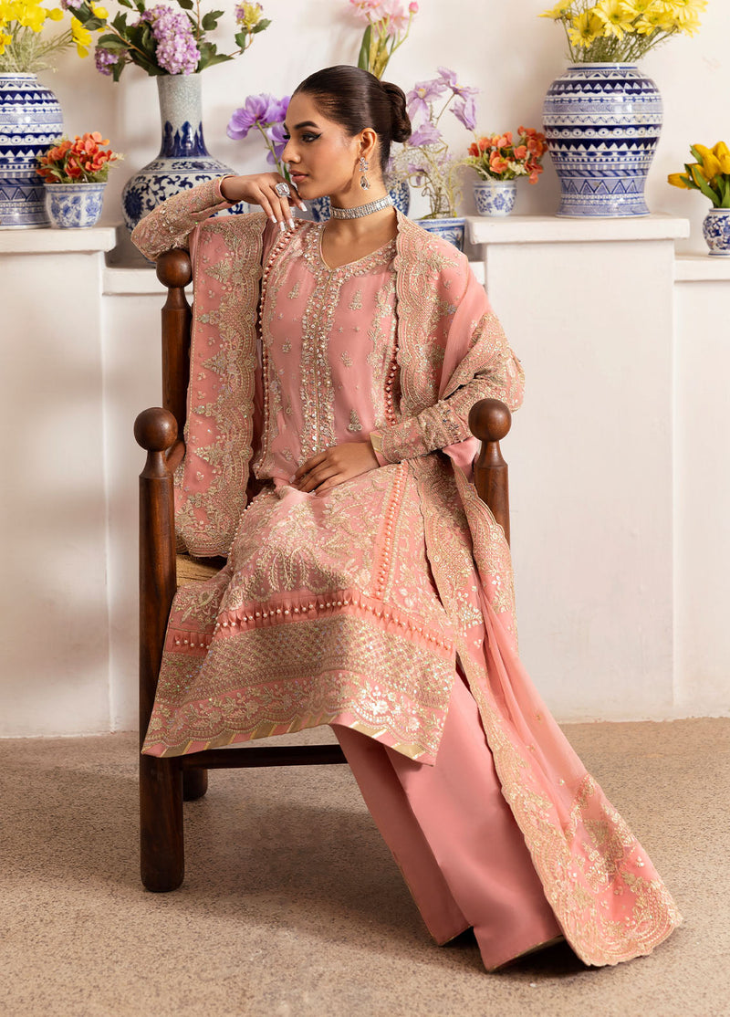 Gulaal | Reverie Embroidered Chiffon | CORALYN by Gulaal - Designer Dress - Type: Ladies Clothes - Available at Libayah - 100% Original