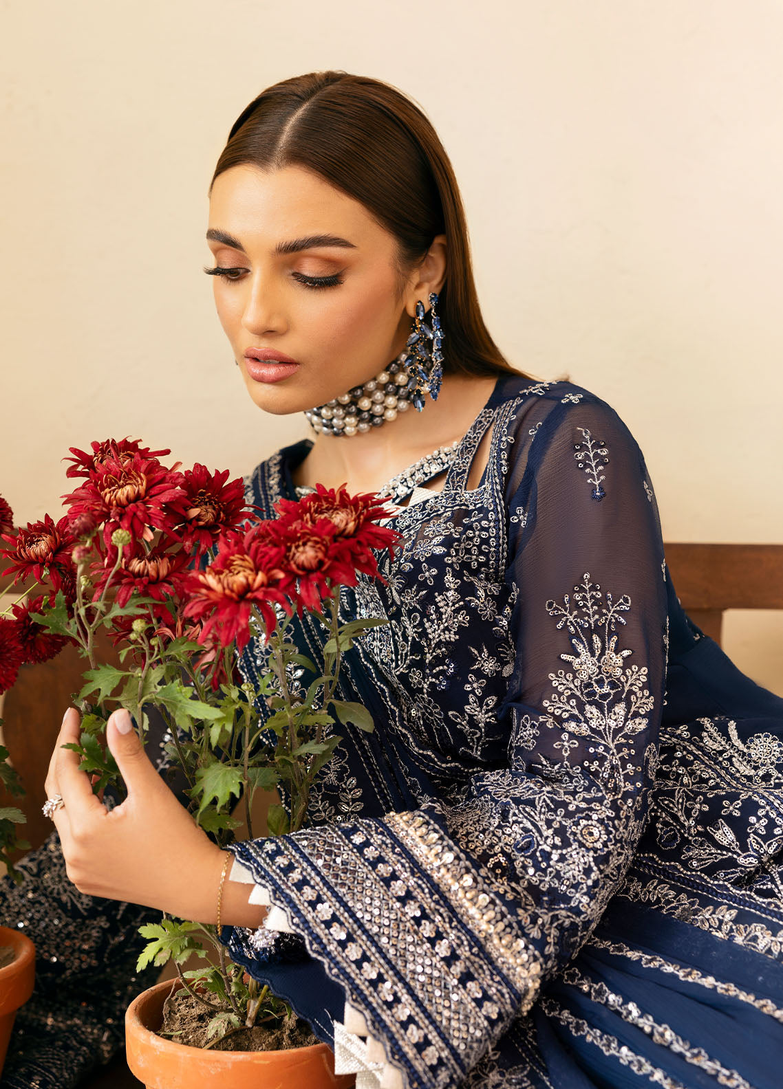 Gulaal | Reverie Embroidered Chiffon | ARISTA by Gulaal - Designer Dress - Type: Ladies Clothes - Available at Libayah - 100% Original