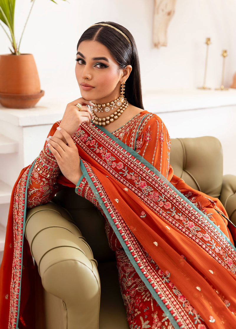 Gulaal | Reverie Embroidered Chiffon | ZARNA by Gulaal - Designer Dress - Type: Ladies Clothes - Available at Libayah - 100% Original