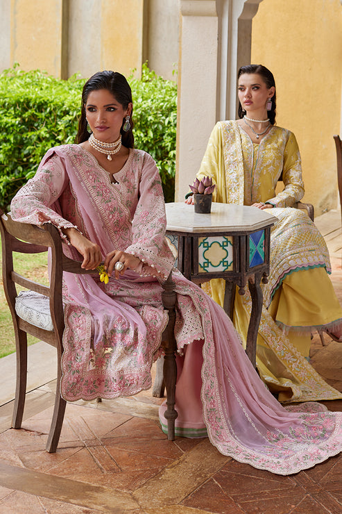 Gulaal | Luxury Lawn 25 | Magnolia by Gulaal - Designer Dress - Type: Ladies Clothes - Available at Libayah - 100% Original