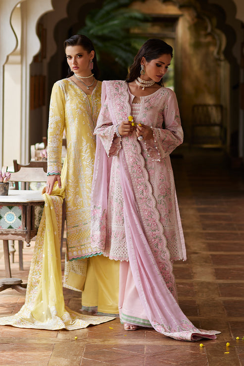 Gulaal | Luxury Lawn 25 | Magnolia by Gulaal - Designer Dress - Type: Ladies Clothes - Available at Libayah - 100% Original