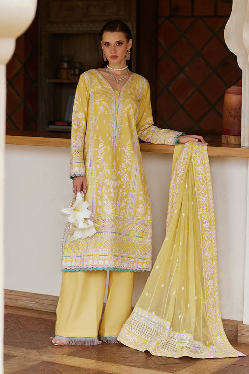 Gulaal | Luxury Lawn 25 | Iris by Gulaal - Designer Dress - Type: Ladies Clothes - Available at Libayah - 100% Original
