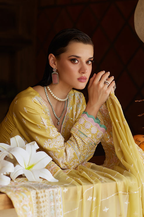 Gulaal | Luxury Lawn 25 | Iris by Gulaal - Designer Dress - Type: Ladies Clothes - Available at Libayah - 100% Original
