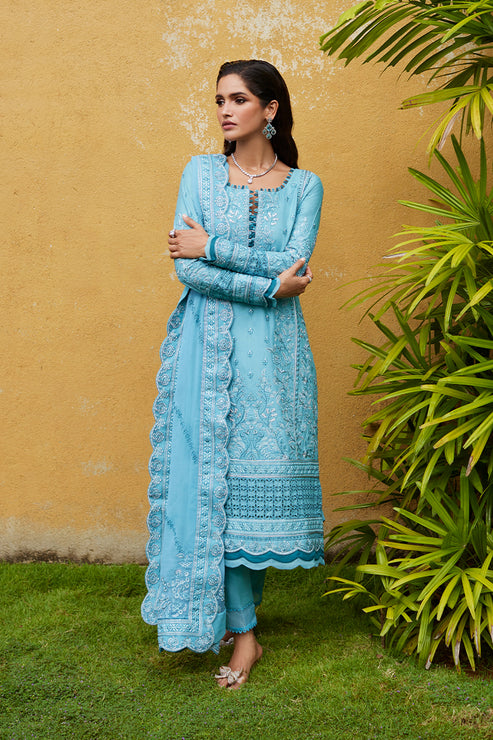 Gulaal | Luxury Lawn 25 | Dhalia by Gulaal - Designer Dress - Type: Ladies Clothes - Available at Libayah - 100% Original