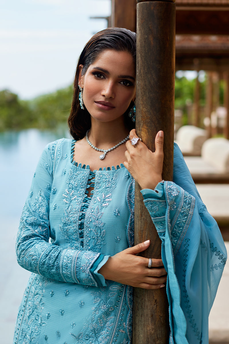 Gulaal | Luxury Lawn 25 | Dhalia by Gulaal - Designer Dress - Type: Ladies Clothes - Available at Libayah - 100% Original