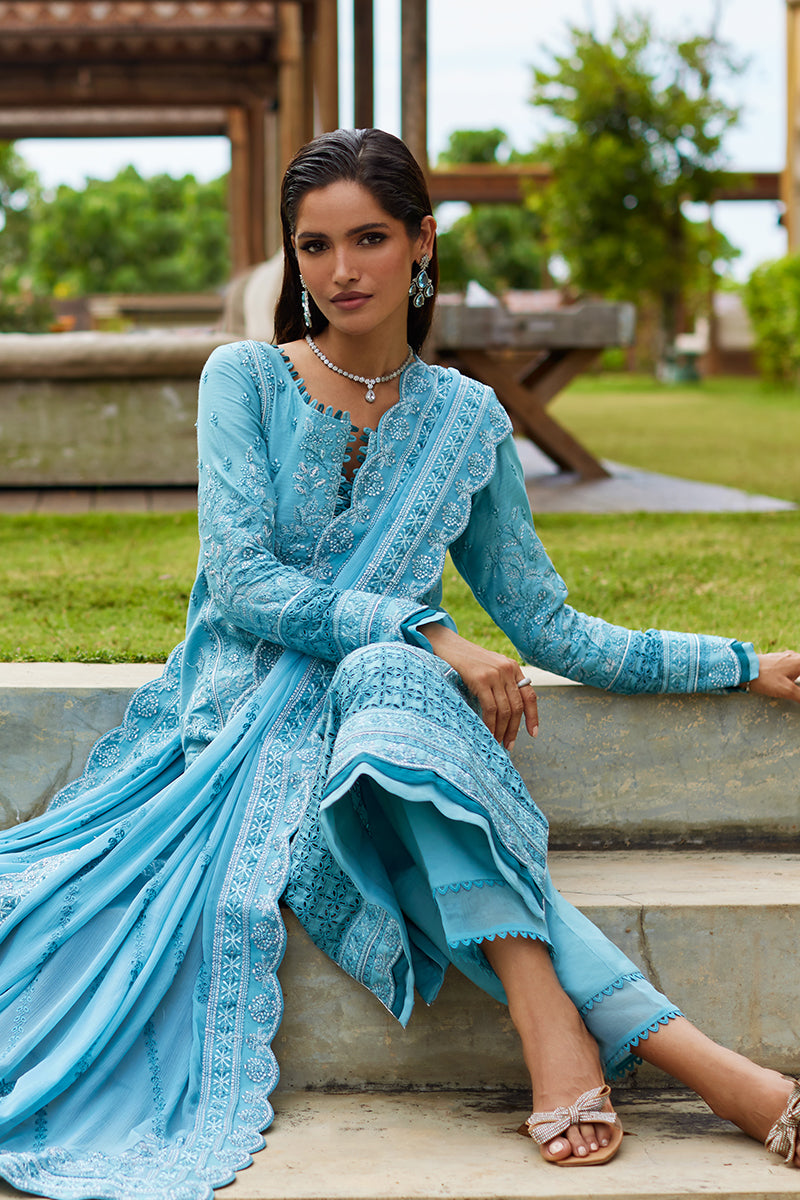 Gulaal | Luxury Lawn 25 | Dhalia by Gulaal - Designer Dress - Type: Ladies Clothes - Available at Libayah - 100% Original