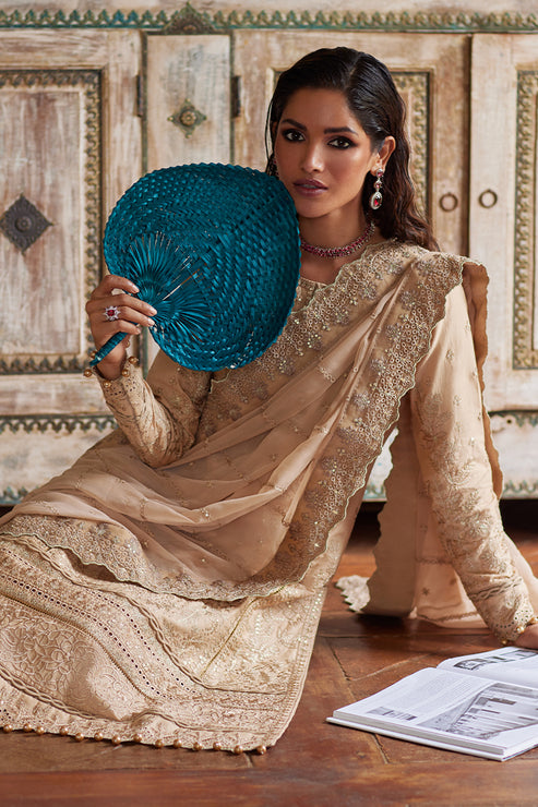 Gulaal | Luxury Lawn 25 | Daphne by Gulaal - Designer Dress - Type: Ladies Clothes - Available at Libayah - 100% Original