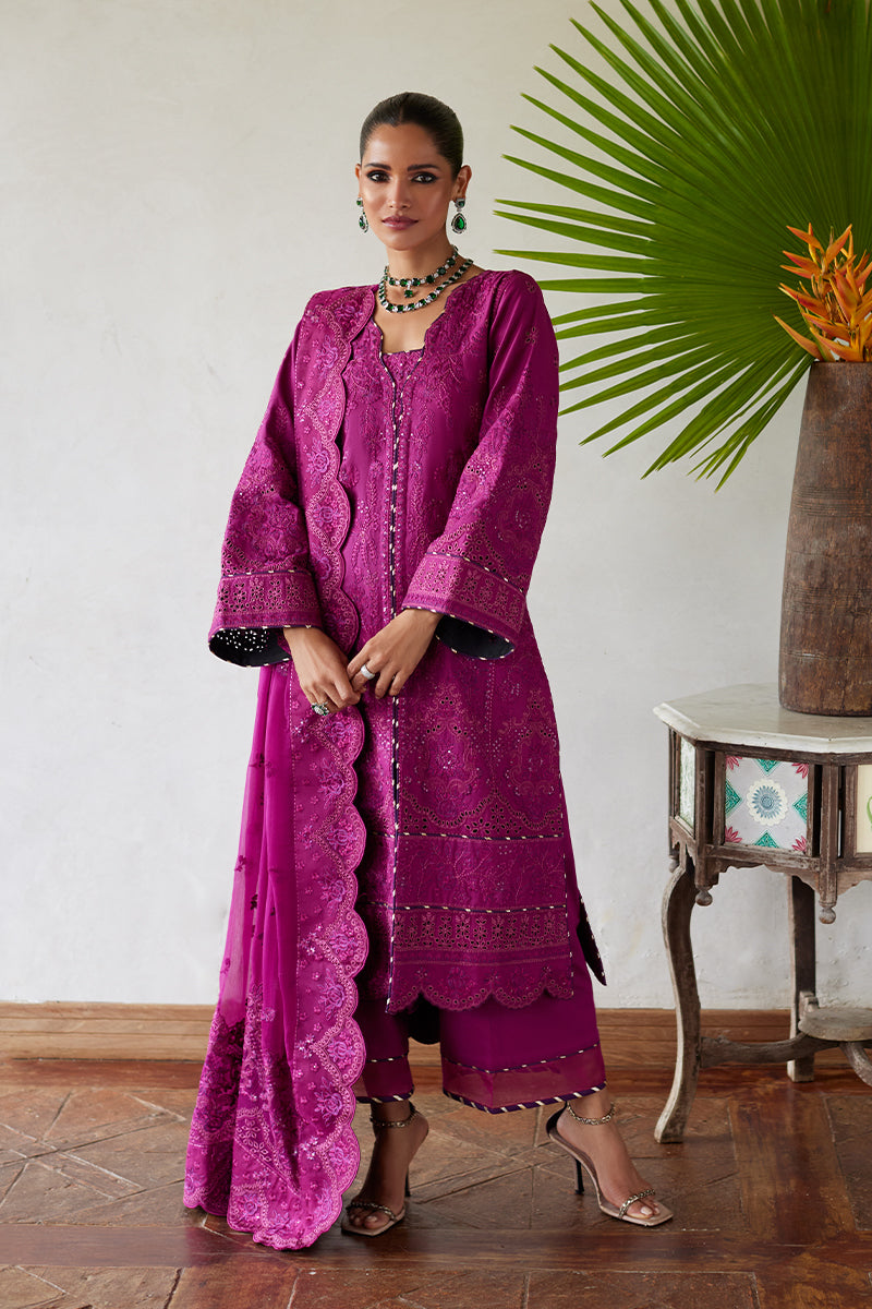 Gulaal | Luxury Lawn 25 | Hazel by Gulaal - Designer Dress - Type: Ladies Clothes - Available at Libayah - 100% Original