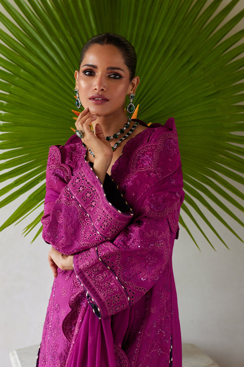 Gulaal | Luxury Lawn 25 | Hazel by Gulaal - Designer Dress - Type: Ladies Clothes - Available at Libayah - 100% Original