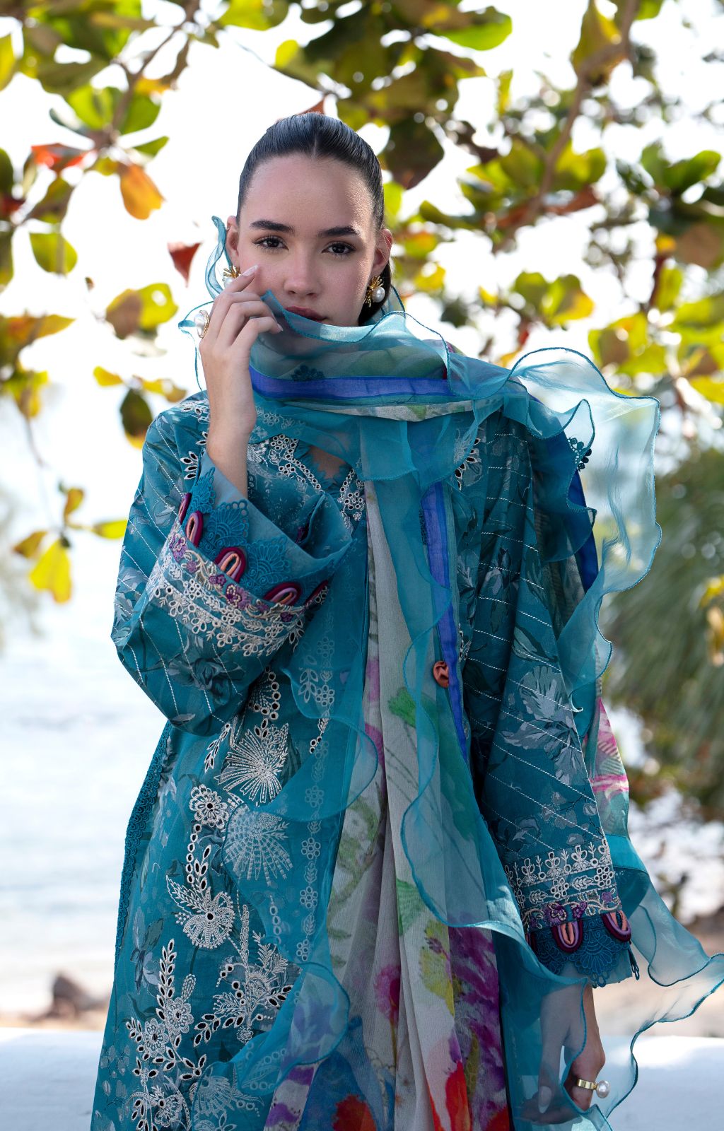 AJR Couture | Printakari Lawn 25 | Glory by AJR Couture - Designer Dress - Type: Ladies Clothes - Available at Libayah - 100% Original