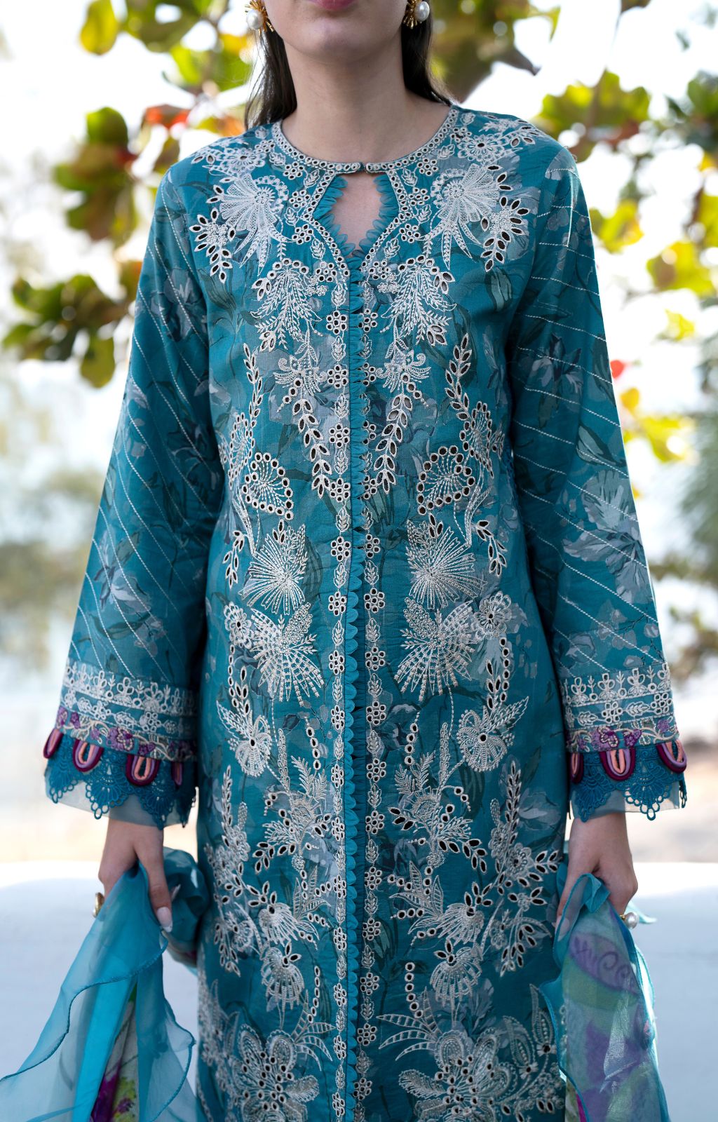 AJR Couture | Printakari Lawn 25 | Glory by AJR Couture - Designer Dress - Type: Ladies Clothes - Available at Libayah - 100% Original