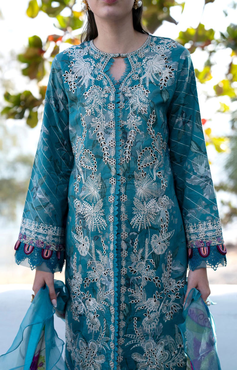 AJR Couture | Printakari Lawn 25 | Glory by AJR Couture - Designer Dress - Type: Ladies Clothes - Available at Libayah - 100% Original