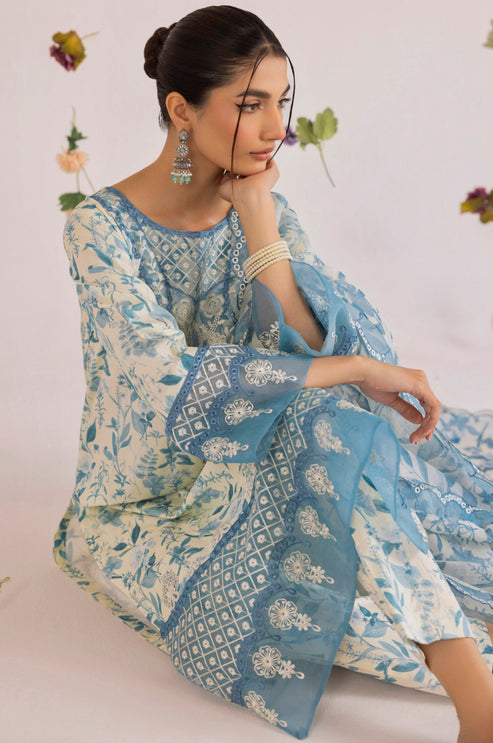 Mohagni | Muskin Lawn | GLS-06 by Mohagni - Designer Dress - Type: Ladies Clothes - Available at Libayah - 100% Original