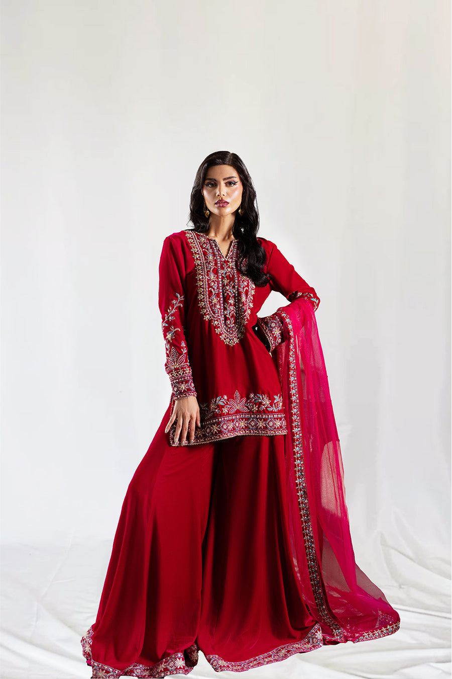 Saira Rizwan | Velvet Pret 25 | SHIREEN-SRVP25-04 by Saira Rizwan - Designer Dress - Type : Ladies Clothes - Available at Libayah - 100% Original 