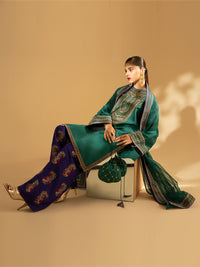 Fozia Khalid | Eid Edit 24 | Emerald Craftsmanship by Fozia Khalid - Designer Dress - Type: Ladies Clothes - Available at Libayah - 100% Original