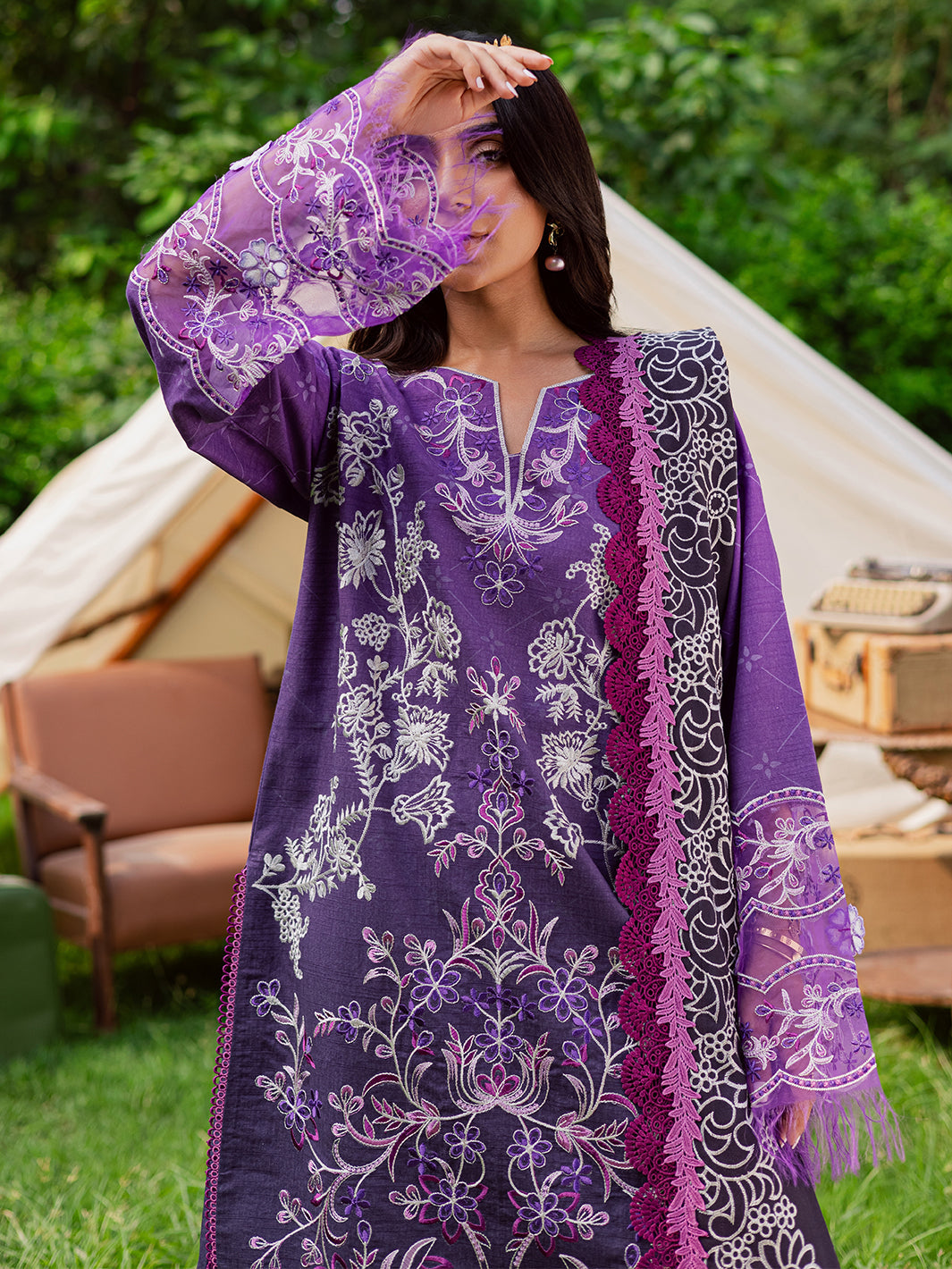 Mahnur | Gardenia Khaddar 25 | GR-01