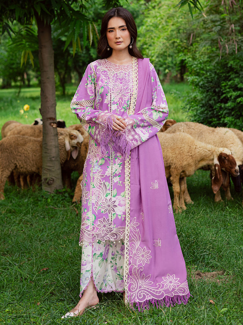 GR-12 – authentic Pakistani dress from the Mahnur Gardenia Khaddar 25 collection for women in the UK