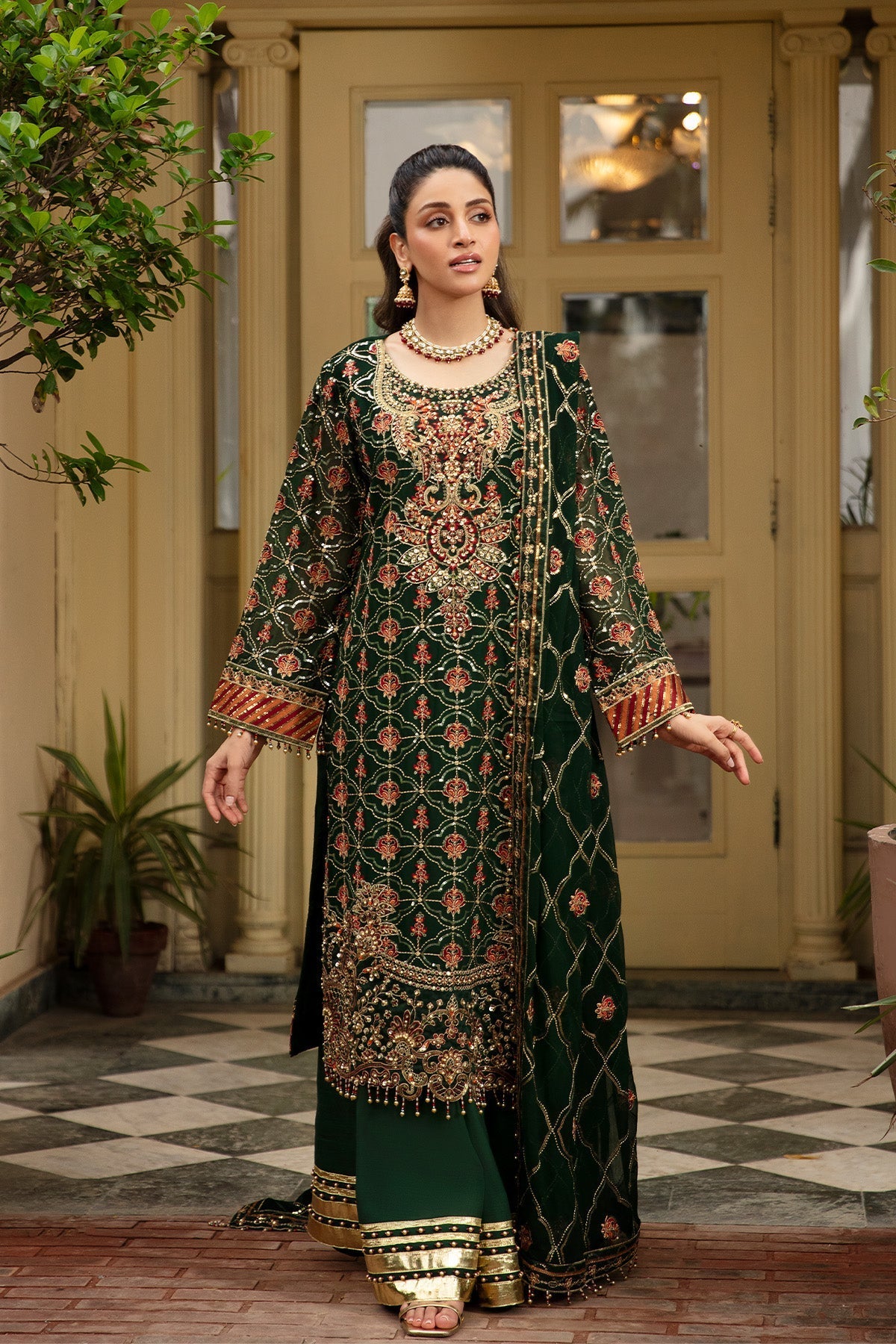Raeesa Premium | Dehleez Formals | Dl 1038 by Raeesa Premium - Designer Dress  - Type : Ladies Clothes - Available at Libayah - 100% Original 