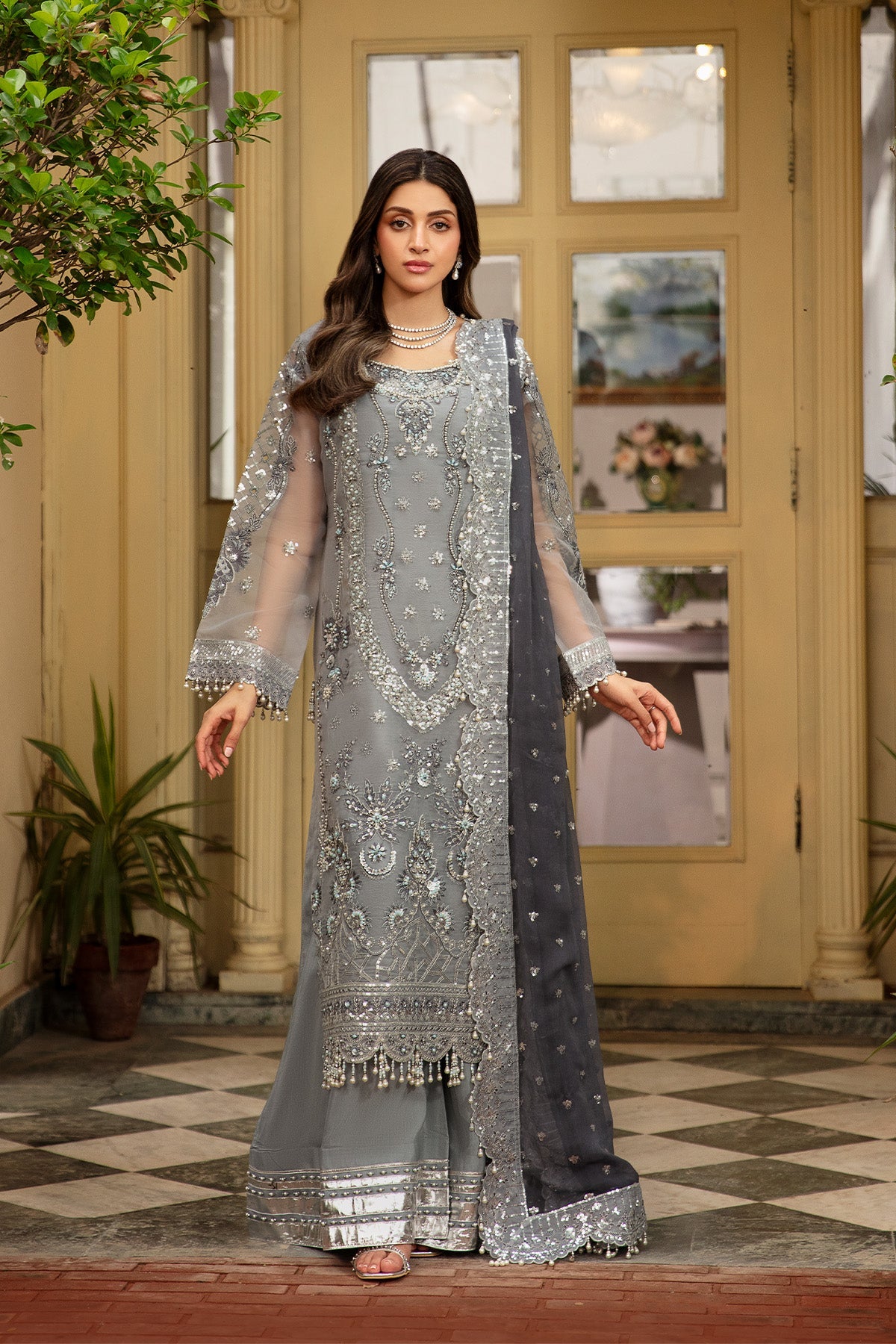 Raeesa Premium | Dehleez Formals | Dl 1033 by Raeesa Premium - Designer Dress  - Type : Ladies Clothes - Available at Libayah - 100% Original 