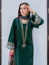 Izel | Dareen Luxury Lawn 26 | Gulrukh by Izel - Designer Dress - Type : Luxury Dress - Available at Libayah - 100% Original
