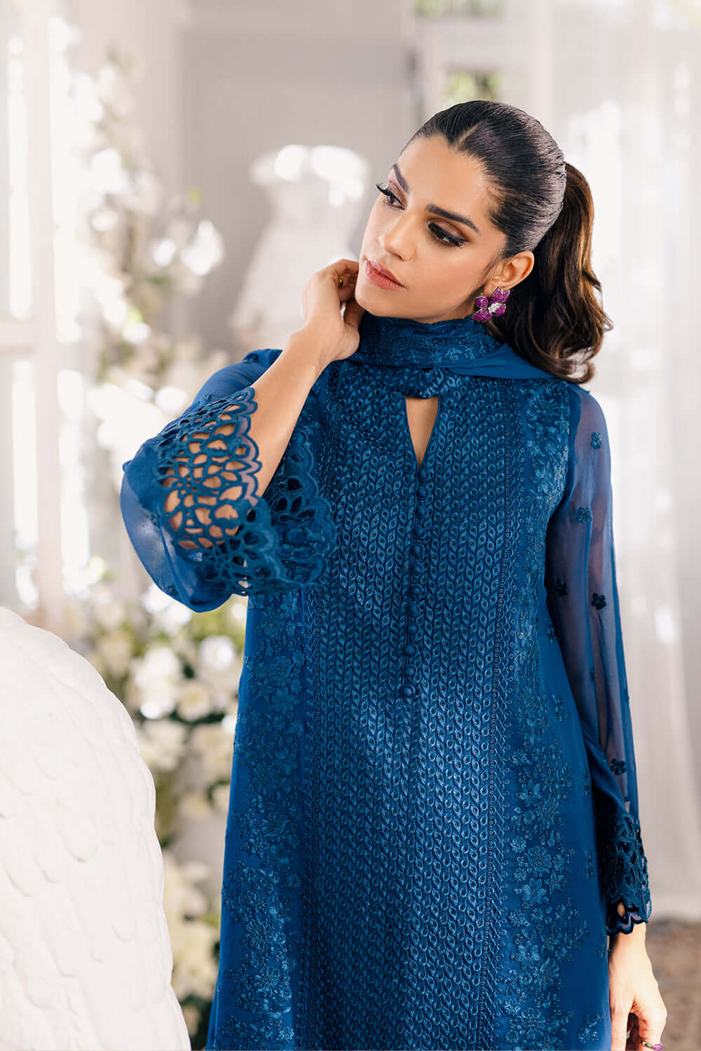 Azure | Ensembles | Galactic Glow by Azure - Designer Dress  - Type : Ladies Clothes - Available at Libayah - 100% Original 