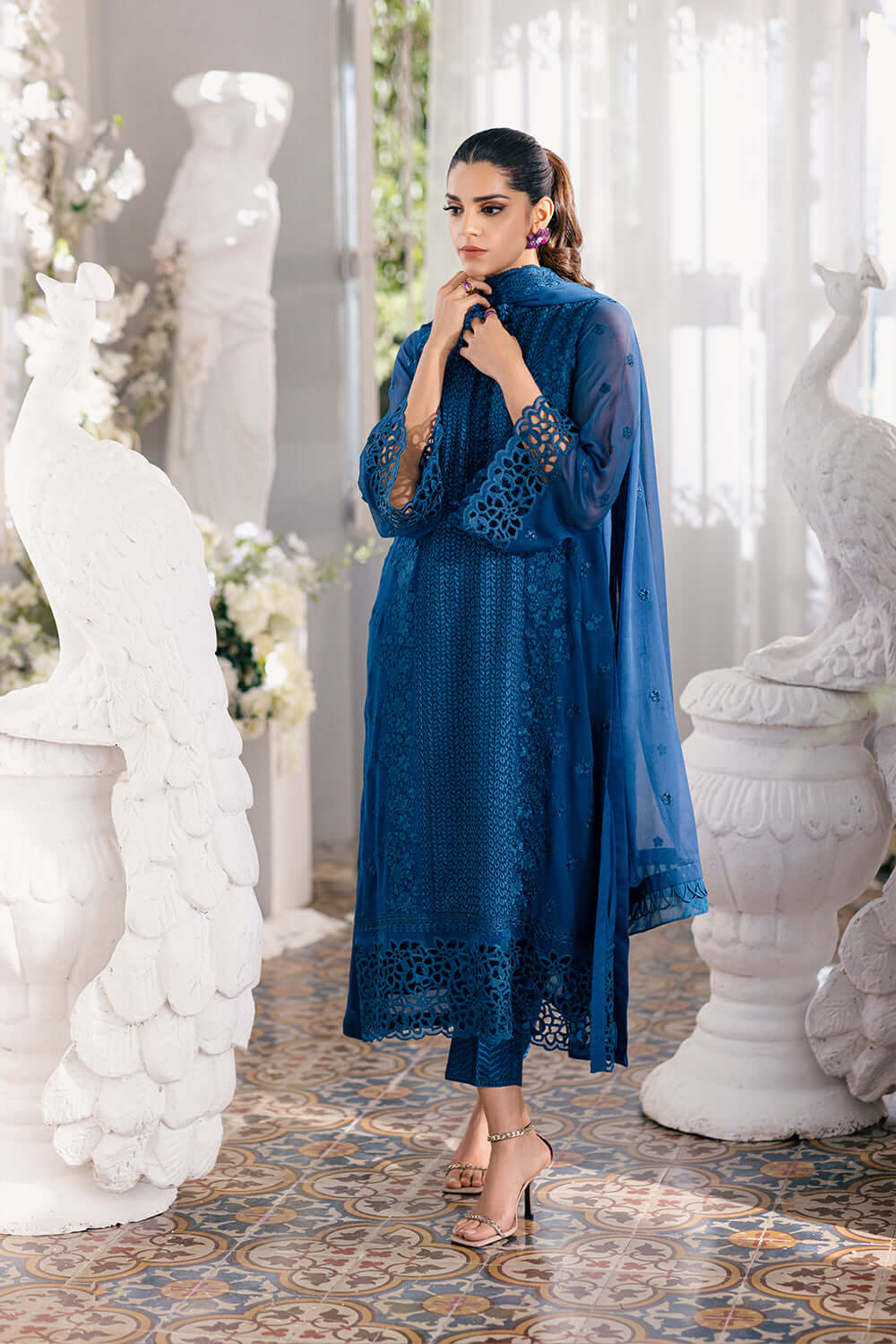 Azure | Ensembles | Galactic Glow by Azure - Designer Dress  - Type : Ladies Clothes - Available at Libayah - 100% Original 