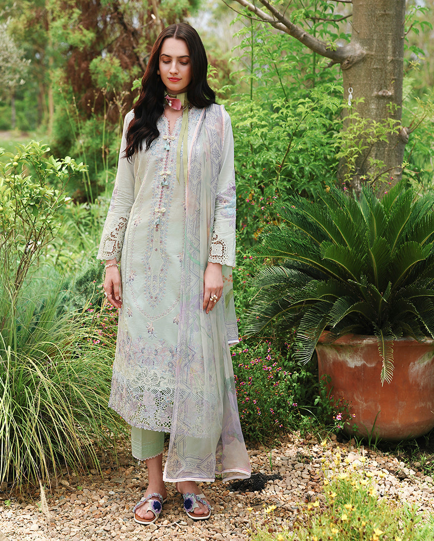 Mushq | The Secret Garden Lawn | Garden Royale by Mushq - Designer Dress  - Type : Ladies Clothes - Available at Libayah - 100% Original 