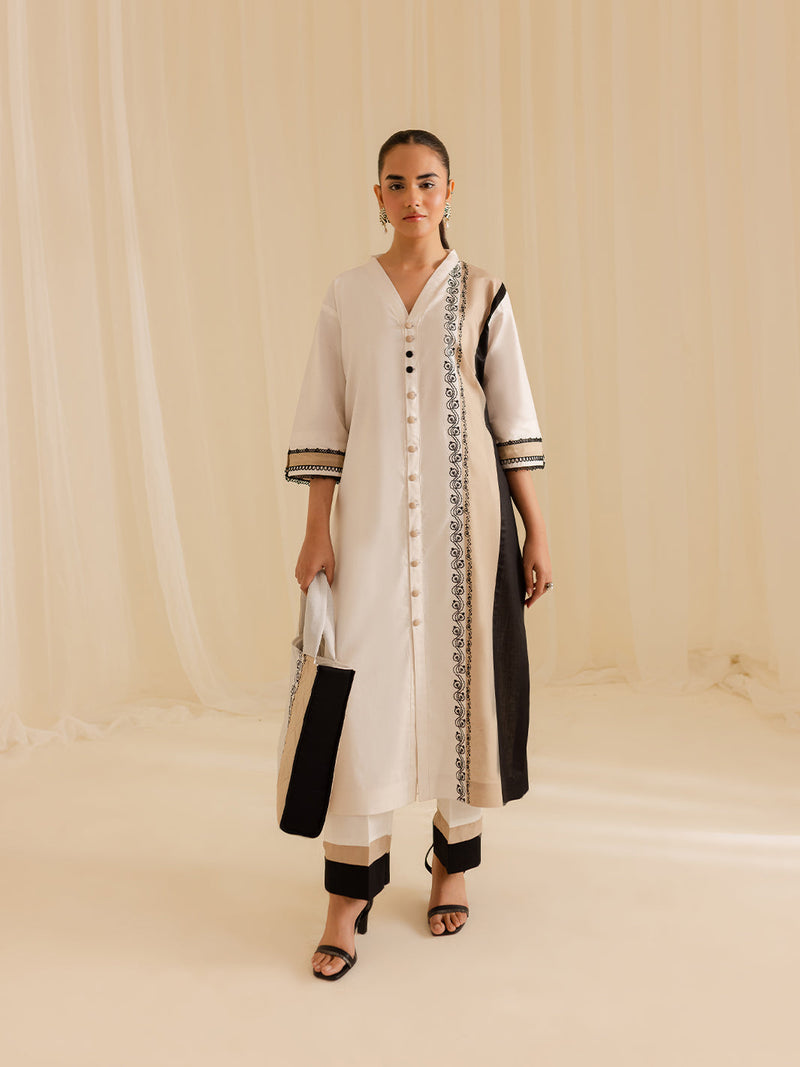 Mahnur | Petal Whispers Lawn Pret | Gardenia by Mahnur - Designer Dress - Type: Ladies Clothes - Available at Libayah - 100% Original