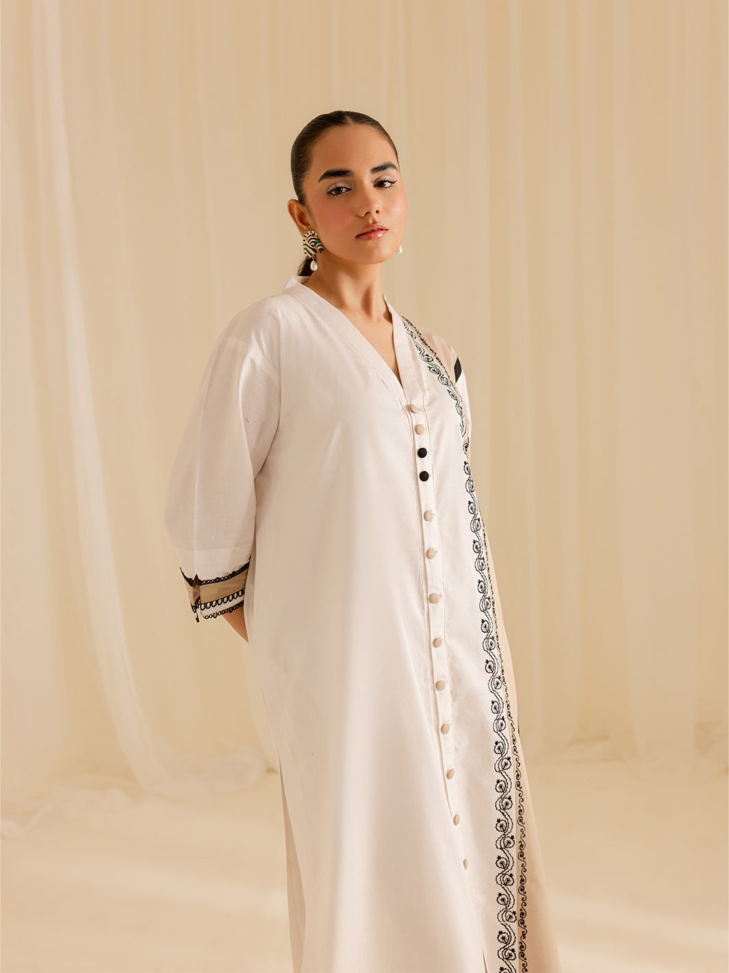 Mahnur | Petal Whispers Lawn Pret | Gardenia by Mahnur - Designer Dress - Type: Ladies Clothes - Available at Libayah - 100% Original