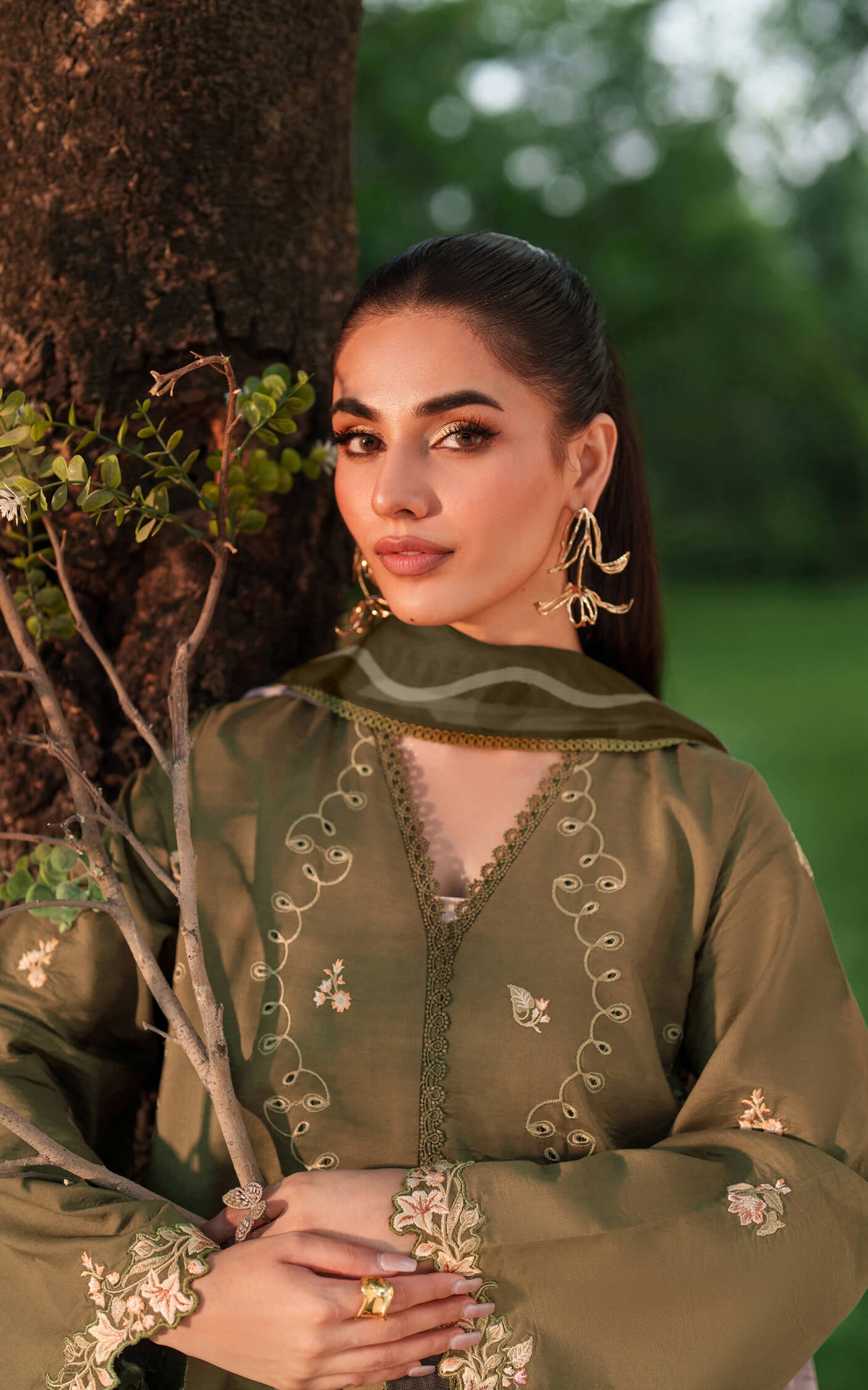 Asifa and Nabeel | Eden Cambric 25 | Gardenia Grace ECU25-09 by Asifa and Nabeel - Designer Dress  - Type : Ladies Clothes - Available at Libayah - 100% Original 