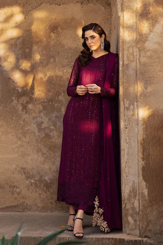 Azure | Luxe Formals | Garnet Majesty by Azure - Designer Dress  - Type : Ladies Clothes - Available at Libayah - 100% Original 