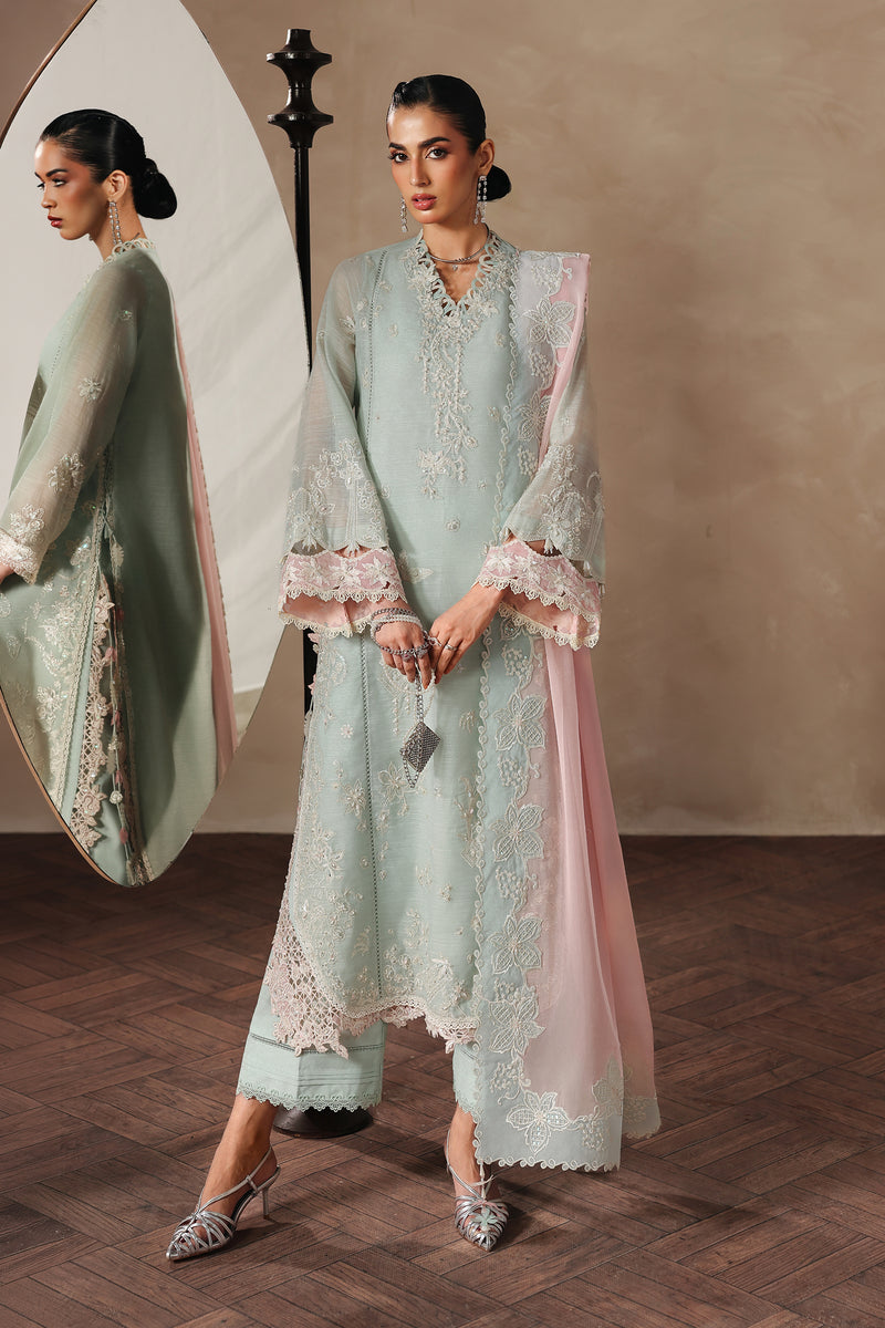 Qalamkar | Luxury Pret 26 | QLP-02 - Nazia by Qalamkar - Designer Dress  - Type : Ladies Clothes - Available at Libayah - 100% Original 