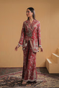 Shamaeel Ansari | Majestic Legacy | Ruby Royal Heritage by Shamaeel Ansari - Designer Dress  - Type : Ladies Clothes - Available at Libayah - 100% Original 