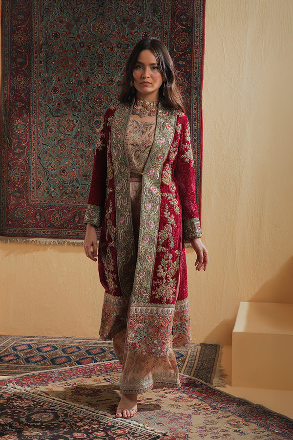 Shamaeel Ansari | Majestic Legacy |Crimson Heritage by Shamaeel Ansari - Designer Dress  - Type : Ladies Clothes - Available at Libayah - 100% Original 